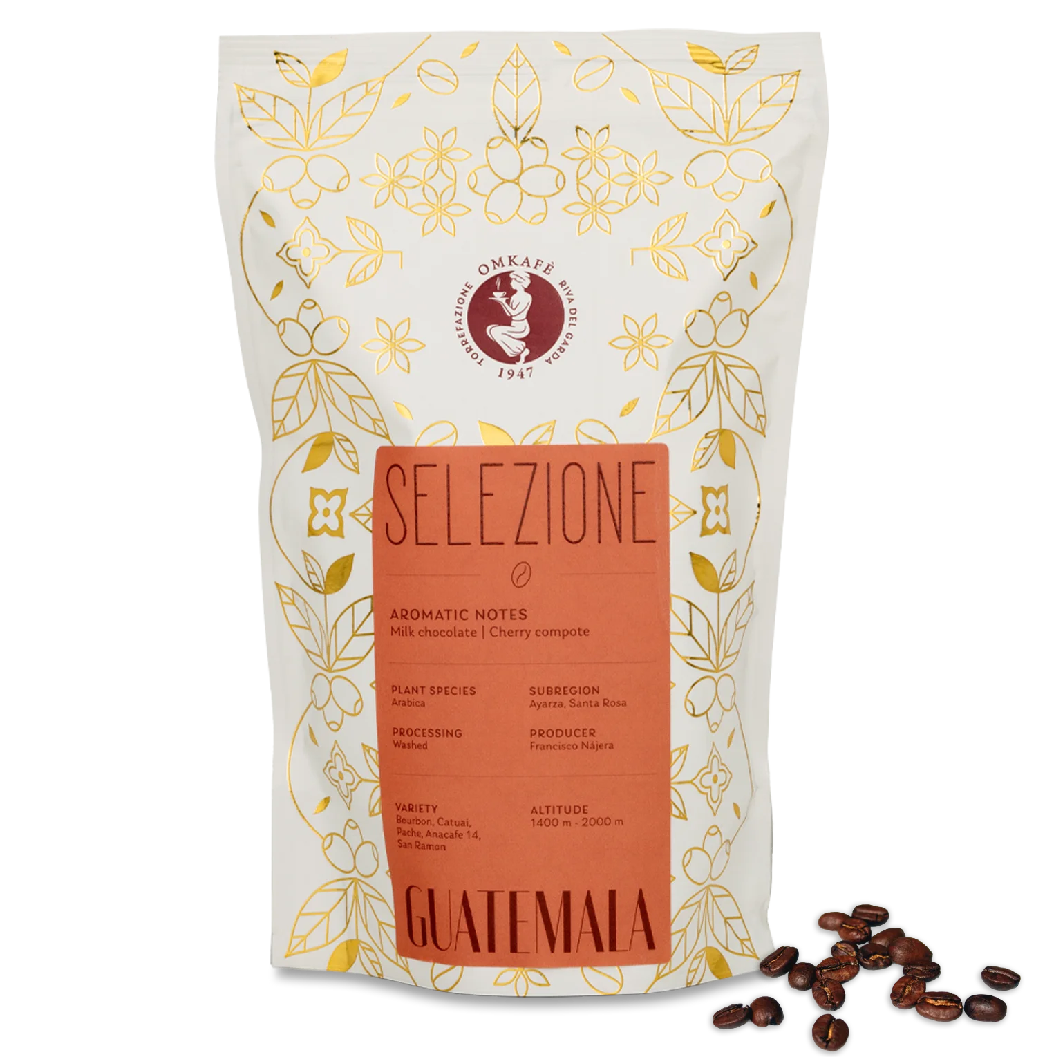 Guatemala Selezione Omkafè 250 g beans 100% arabica