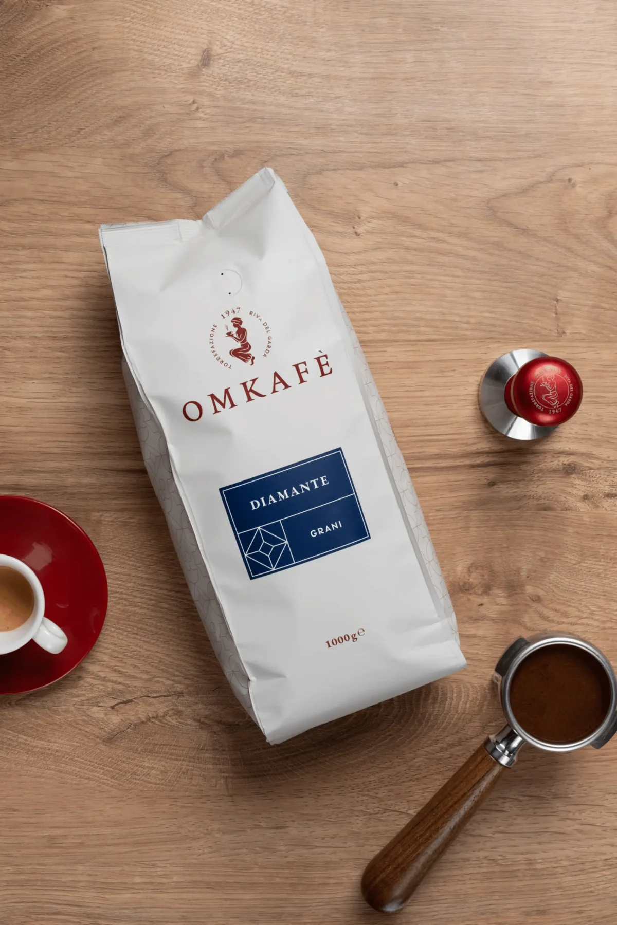 Omkafè miscele di caffè Gourmet, 1 kg Diamante in grani